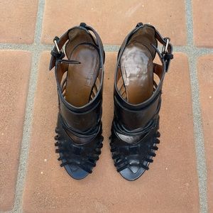 Givenchy Black Leather Heels